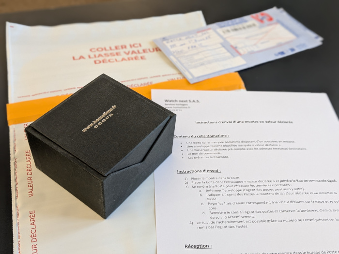 Notre kit d'envoi sécurisé Photo de notre kit sécurisé